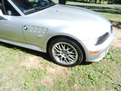 2001 BMW Z3 Coupe in Titanium Silver Metallic over Tanin Red