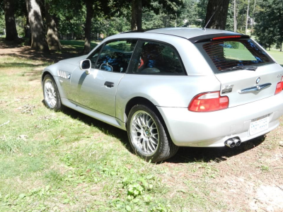 2001 BMW Z3 Coupe in Titanium Silver Metallic over Tanin Red