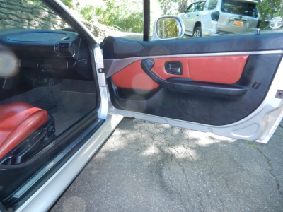 2001 BMW Z3 Coupe in Titanium Silver Metallic over Tanin Red