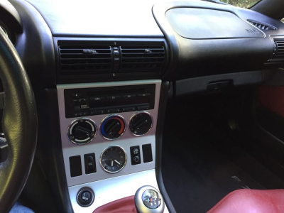 2001 BMW Z3 Coupe in Titanium Silver Metallic over Tanin Red