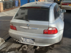 2001 BMW Z3 Coupe in Titanium Silver Metallic over Black