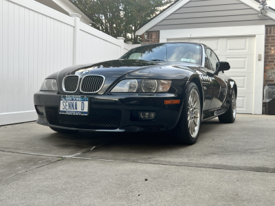 2001 BMW Z3 Coupe in Jet Black 2 over Black