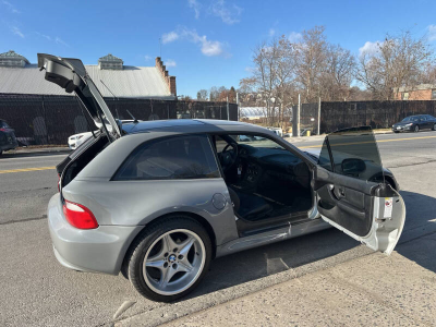 2001 BMW Z3 Coupe in Titanium Silver Metallic over Black