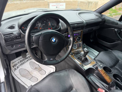 2001 BMW Z3 Coupe in Titanium Silver Metallic over Black