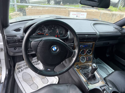 2001 BMW Z3 Coupe in Titanium Silver Metallic over Black
