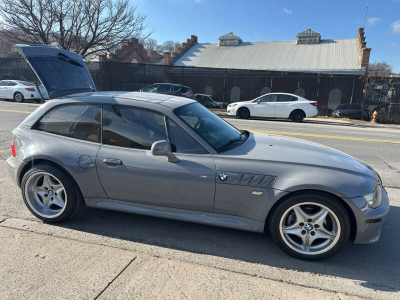 2001 BMW Z3 Coupe in Titanium Silver Metallic over Black
