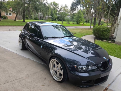 2001 BMW Z3 Coupe in Cosmos Black Metallic over Black
