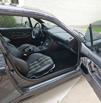 2001 BMW Z3 Coupe in Cosmos Black Metallic over Black