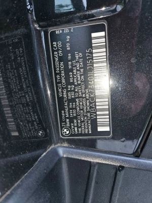2001 BMW Z3 Coupe in Cosmos Black Metallic over Black