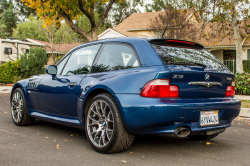 2001 BMW Z3 Coupe in Topaz Blue Metallic over Topaz Blue