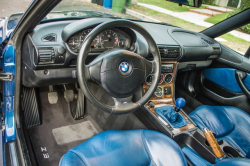 2001 BMW Z3 Coupe in Topaz Blue Metallic over Topaz Blue