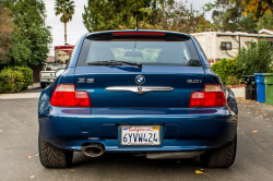 2001 BMW Z3 Coupe in Topaz Blue Metallic over Topaz Blue