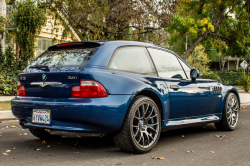 2001 BMW Z3 Coupe in Topaz Blue Metallic over Topaz Blue