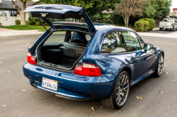 2001 BMW Z3 Coupe in Topaz Blue Metallic over Topaz Blue