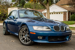 2001 BMW Z3 Coupe in Topaz Blue Metallic over Topaz Blue