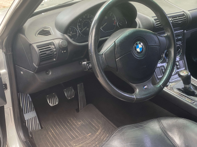 2001 BMW Z3 Coupe in Titanium Silver Metallic over Black