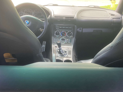 2001 BMW Z3 Coupe in Titanium Silver Metallic over Black