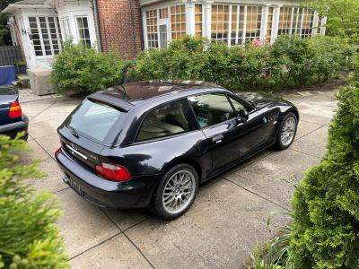 2001 BMW Z3 Coupe in Cosmos Black Metallic over E36 Sand Beige