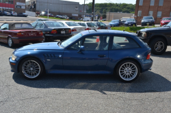2001 BMW Z3 Coupe in Topaz Blue Metallic over Extended Beige