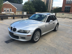 2001 BMW Z3 Coupe in Titanium Silver Metallic over Extended Black