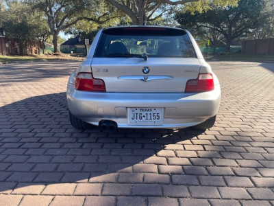 2001 BMW Z3 Coupe in Titanium Silver Metallic over Black
