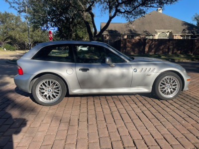 2001 BMW Z3 Coupe in Titanium Silver Metallic over Black