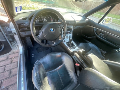 2001 BMW Z3 Coupe in Titanium Silver Metallic over Black