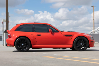 2001 BMW Z3 Coupe in Hell Red 2 over E36 Sand Beige
