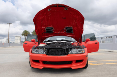 2001 BMW Z3 Coupe in Hell Red 2 over E36 Sand Beige