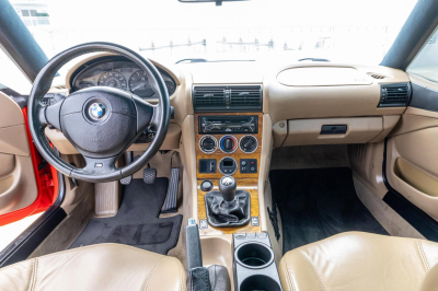 2001 BMW Z3 Coupe in Hell Red 2 over E36 Sand Beige