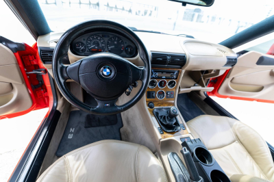 2001 BMW Z3 Coupe in Hell Red 2 over E36 Sand Beige