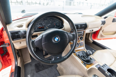 2001 BMW Z3 Coupe in Hell Red 2 over E36 Sand Beige
