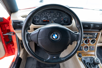 2001 BMW Z3 Coupe in Hell Red 2 over E36 Sand Beige