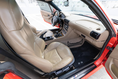 2001 BMW Z3 Coupe in Hell Red 2 over E36 Sand Beige