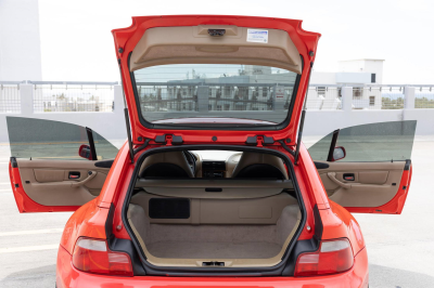 2001 BMW Z3 Coupe in Hell Red 2 over E36 Sand Beige