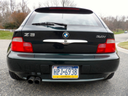 2001 BMW Z3 Coupe in Oxford Green Metallic over E36 Sand Beige