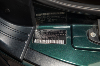 2001 BMW Z3 Coupe in Oxford Green Metallic over E36 Sand Beige