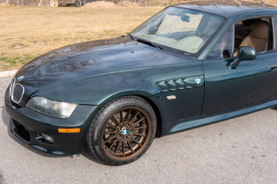 2001 BMW Z3 Coupe in Oxford Green Metallic over E36 Sand Beige