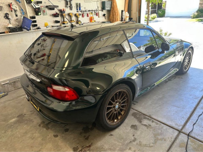 2001 BMW Z3 Coupe in Oxford Green Metallic over E36 Sand Beige