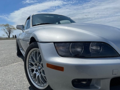 2001 BMW Z3 Coupe in Titanium Silver Metallic over Black