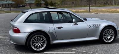 2001 BMW Z3 Coupe in Titanium Silver Metallic over Black