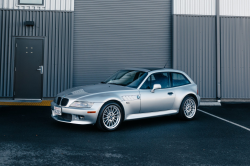 2001 BMW Z3 Coupe in Titanium Silver Metallic over Black