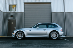 2001 BMW Z3 Coupe in Titanium Silver Metallic over Black