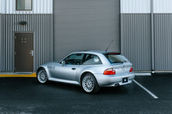 2001 BMW Z3 Coupe in Titanium Silver Metallic over Black