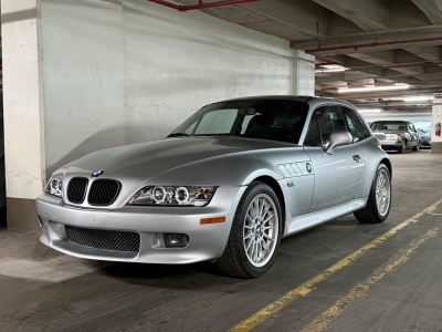 2001 BMW Z3 Coupe in Titanium Silver Metallic over Black