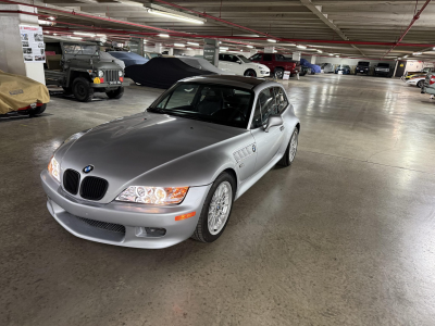 2001 BMW Z3 Coupe in Titanium Silver Metallic over Black