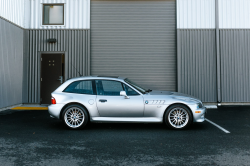 2001 BMW Z3 Coupe in Titanium Silver Metallic over Black