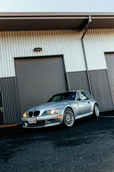 2001 BMW Z3 Coupe in Titanium Silver Metallic over Black