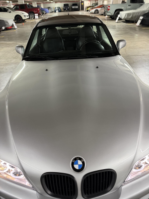 2001 BMW Z3 Coupe in Titanium Silver Metallic over Black