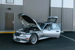 2001 BMW Z3 Coupe in Titanium Silver Metallic over Black